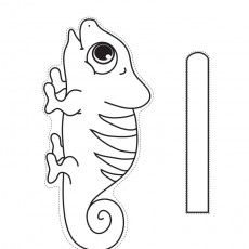 Seahorse Coloring Activity with Letter I