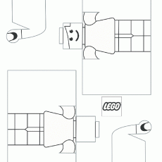 LEGO Figür Kesim Şablonu