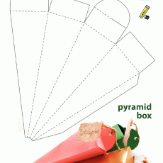Pyramid Box Template and Crafting Guide - DIY Paper Craft