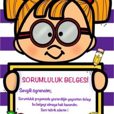 Sorumluluk Belgesi Sertifikası - Eğitim Materyali