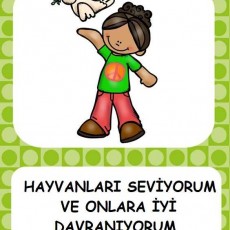 Hayvanlara Sevgi ve İyi Davranış Eğitimi İçin Eğitsel Materyal