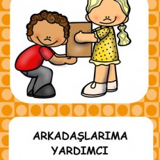 ARKADAŞLARIMA YARDIMCI OLURUM - Sosyal Beceriler ve Yardımlaşma Eğitimi