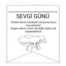 Sevgi Günü Bilgilendirme Kartı