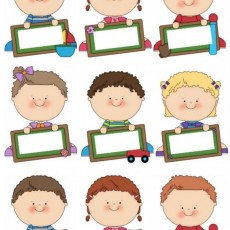 Çocuklar ve Etkinlik Panoları: 9 Karikatür Çocuk Figürü ile Eğitim Materyali