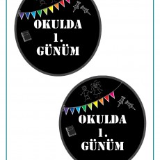 Okulda 1. Günüm - İlkokul Başlangıç Materyali