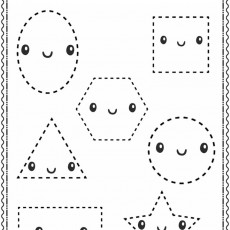 Geometrik Şekiller Boyama ve Çizim Çalışması