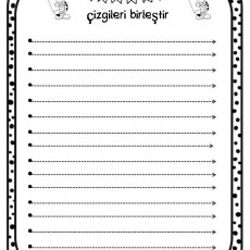 Çizgileri Birleştir - Eğitsel Etkinlik Çalışması