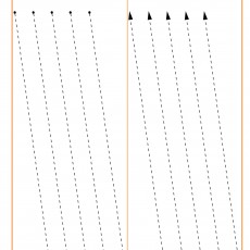 Geometrik Desenler ve Çizgi Yönlendirme İllüstrasyonu