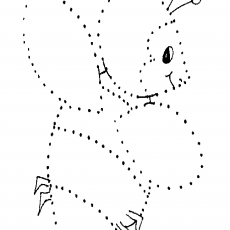 Dot to Dot Activity: Cute Cartoon Bee for Kids
