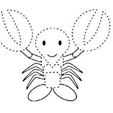 4-Kolları ile Eğlenceli Yengeç Çizimi Etkinliği / Fun Crab Drawing Activity with 4 Claws