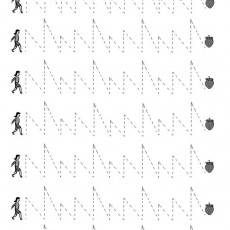 Yürüyen İnsan ve Çizgisel Grafik ile Eğitsel Yazma Alıştırmaları