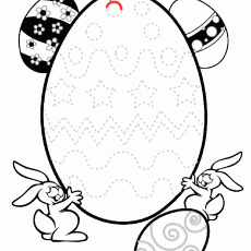 Easter Egg Coloring Activity with Bunnies - Eğlenceli ve Eğitimsel Etkinlik