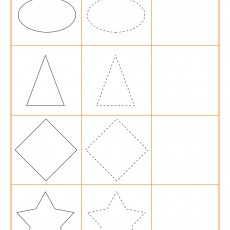 Geometric Shapes Identification Activity - Shapes: Circle, Oval, Triangle, Diamond, Star