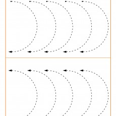 Geometrik Dalgalar: Yön ve Şekil Çizimi (Üst ve Alt Kısım)