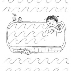 Banyo Teması: Çocuk ve Yüzen Ördek