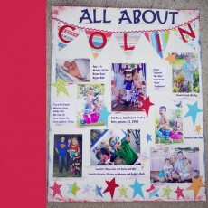 All About Colin: A Personal Profile for Children - Age 3, Weight 32 lbs, Brown Eyes and Hair, Family Information, Favorite Activities, and Color