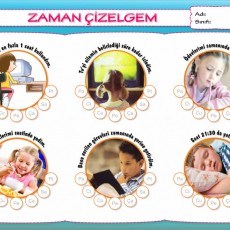 ZAMAN ÇİZELGEM: Günlük Aktivite Planlaması ve Saat Kullanımı Öğretimi