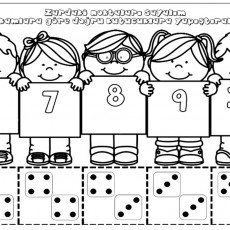 Rakamlar ve Zar Sayıları: 1, 6, 7, 8, 9, 10 - Eğlenceli Eğitim Materyali