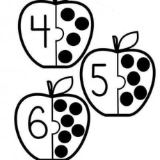 Eğitici Elma Sayma Aktivitesi: 4 (Dört), 5 (Beş), 6 (Altı)