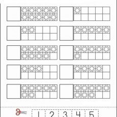 Kesme ve Sayma Etkinliği: 1-10 Arası Sayılar