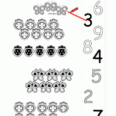 Hayvan Sayma ve Rakam Tanıma Etkinliği: 3 Butterflies, 6 Ladybugs, 9 Numbers (3, 6, 9, 8, 4, 5, 2, 7)