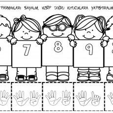 Çocuklar İçin Sayıları Öğrenme Aktivitesi: 6, 7, 8, 9, 10 Sayıları ve Parmak Sayma