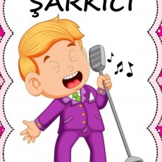 Çocuk Şarkıcı Karakteri - Eğitim Materyali