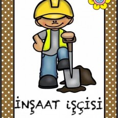 İnşaat İşçisi: İş Güvenliği ve Mesleki Eğitim Temalı Görsel