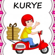 KURYER - Çocuk, Motosiklet, Paket Taşıma, Eğlenceli Eğitim Materyali