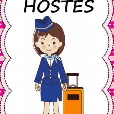 HOSTES: Uçuş Görevlisi Karakteri ile Seyahat Eğitimi, 1 (Bir) Çanta