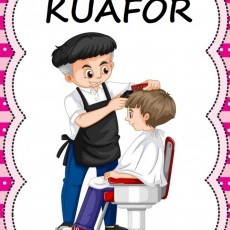 Kuaför İle Saç Kesimi Eğitimi - 2 Kuaför (K, u, a, f, ö, r)