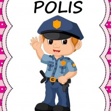 Çocuk Polisi İllüstrasyonu - 1 POLİS (1)