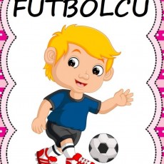 FUTBOLCU ÇOCUK VE FUTBOL TOPU - OYUN VE SPOR EĞİTİMİ