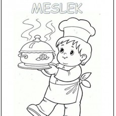 Hayalimdeki Meslek: Şef Aşçı İllüstrasyonu
