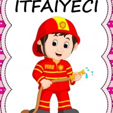 Çocuk İtfaiyeci Karakteri - İtfaiyeci Mesleği Eğitimi