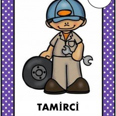 Tamirci - Meslekler (Eğitici Kart)