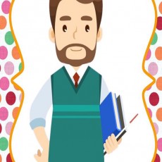 Öğretmen Karakteri - Eğitim Temalı Görsel