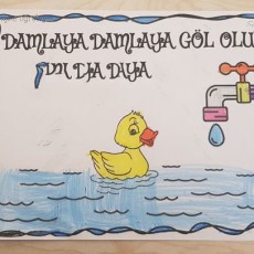 Su Döngüsü ve Doğal Hayat Eğitimi: Damlaya Damlaya Göl Olur - 1 Tane Bakan Anlamı ile