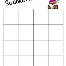 Su Doku Kalbim: 3x3 Boş Matris ve Kalp Temalı Eğitsel Materyal