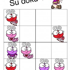 Su Doku 1: Sevimli Böcekler ve Renkler - Eğitsel Aktivite