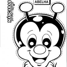 Maske Çizimi: ABELHA - Eğlenceli Eğitim Materyali