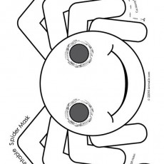 Printable Spider Mask for Kids - Creative Crafting Activity
