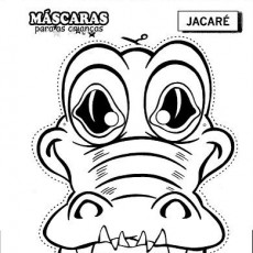 Çocuklar için Maskara: CİVA BASKI  - JACARÉ (Krokodil)