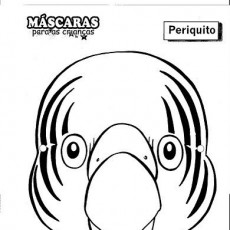 Mascarada Çocuklar İçin Periquito Maskesi - 1 - Periquito