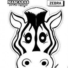 ZEBRA MASK DESIGN FOR KIDS - MÁSCARAS PARA NIÑOS