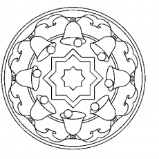 Dairevi Çan Deseni ve Geometrik Şekiller: Eğitimsel Çizim Materyali