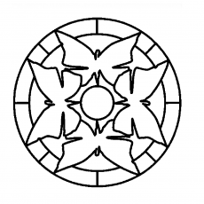 Kelebek Deseni - Geometrik Motif Çizimi