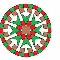 Geometrik Desen: 8 Çizgi ve Renk Kombinasyonu