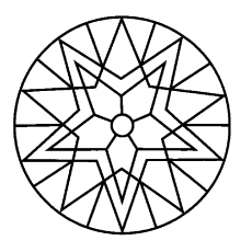 Geometrik Desen: Yıldız ve Çizgiler Örneği