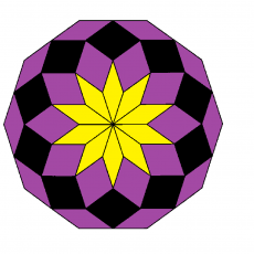 Geometrik Desen: Sekizgen Yıldız Motifi